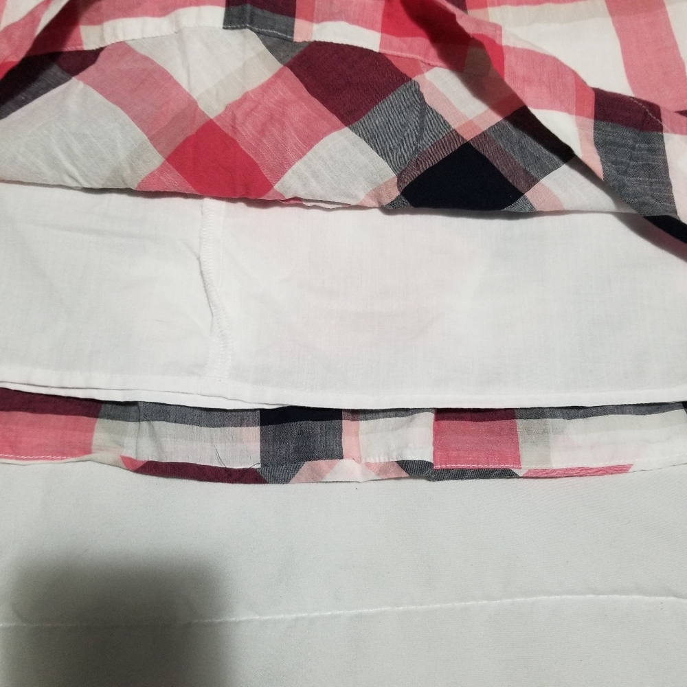 Joe Fresh Pink,Gray,Black And White Patterned Skirt Size Small - Picture 8 of 12